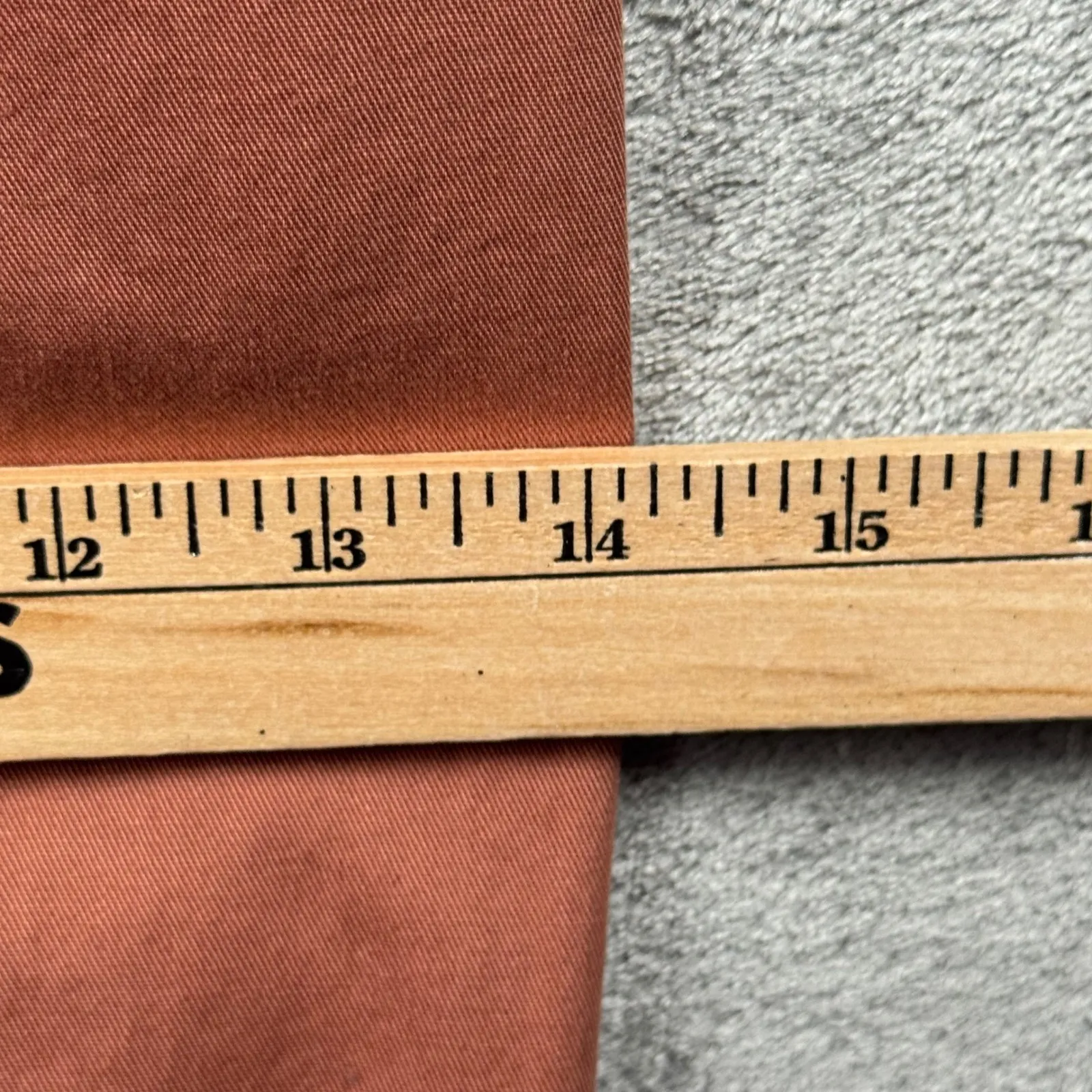 American Eagle Crop Pant 14 Long High Rise Wide Leg Gaucho Terracotta Goblincore - Image 13