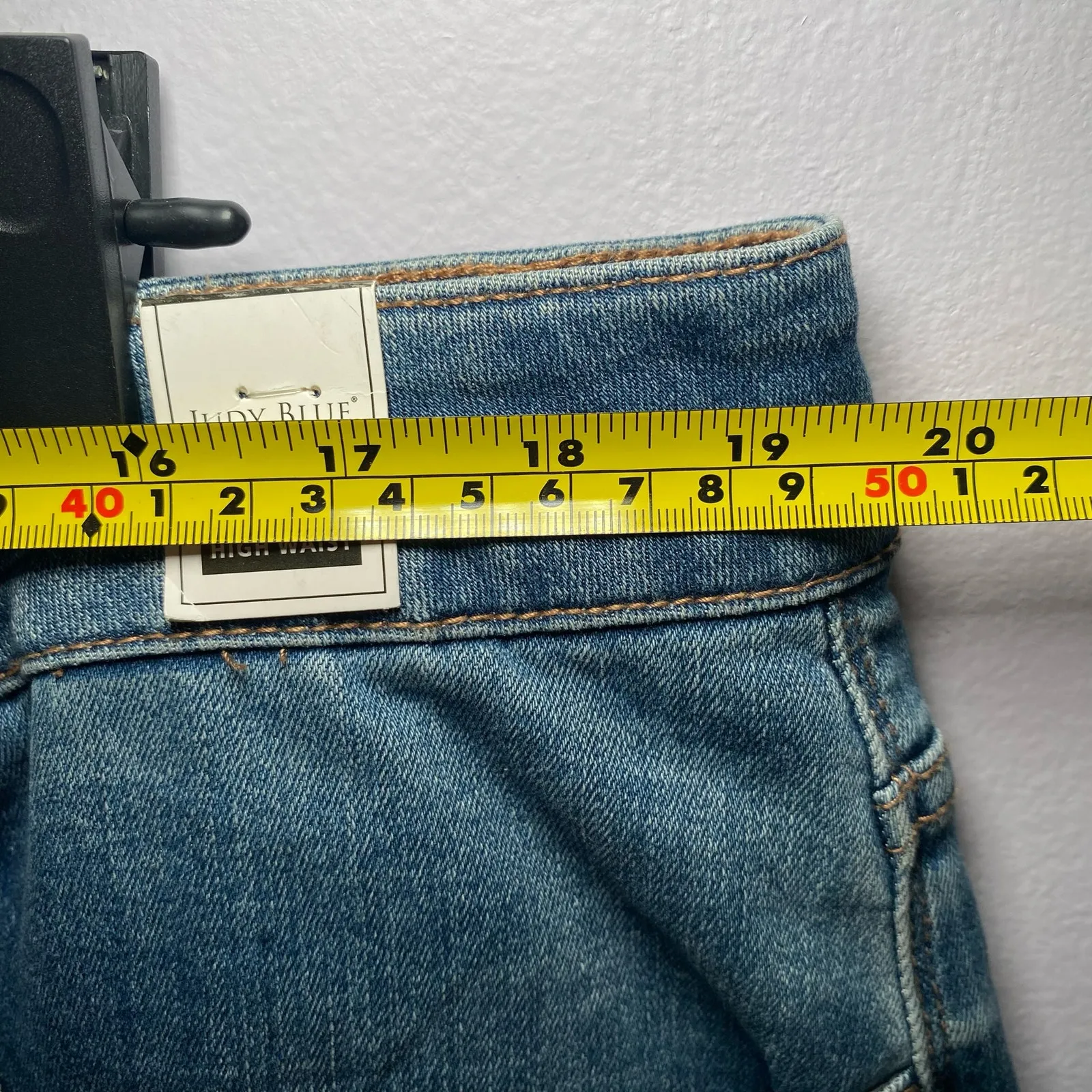 NWT Judy Blue Slim Fit Medium Wash Curvy Stretchy Jeans Women's size 22W - Image 6