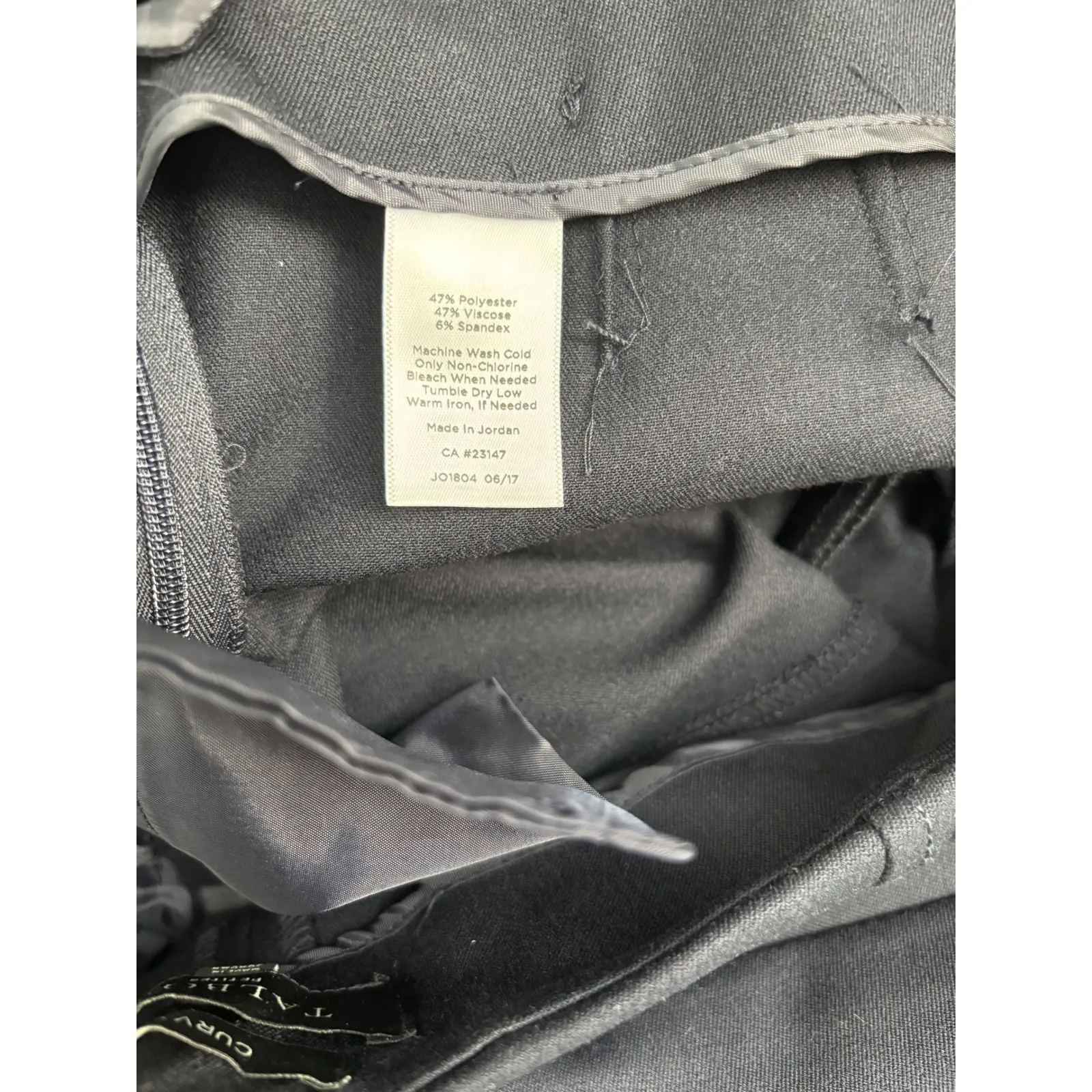 Talbots Classic Navy Blue Curvy Pants – Size 14P EUC - Image 3