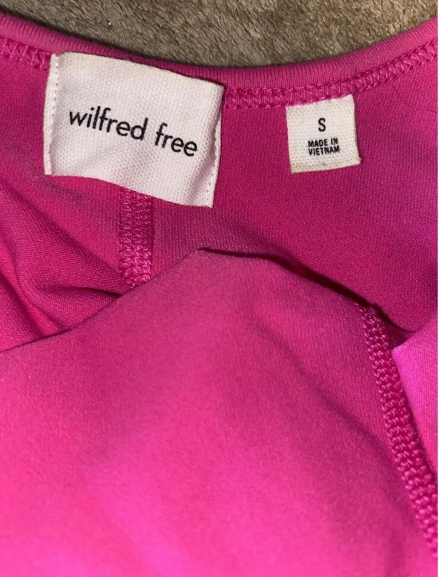 Aritzia Wilfred Free Jumpsuit Flare pink S - Image 10