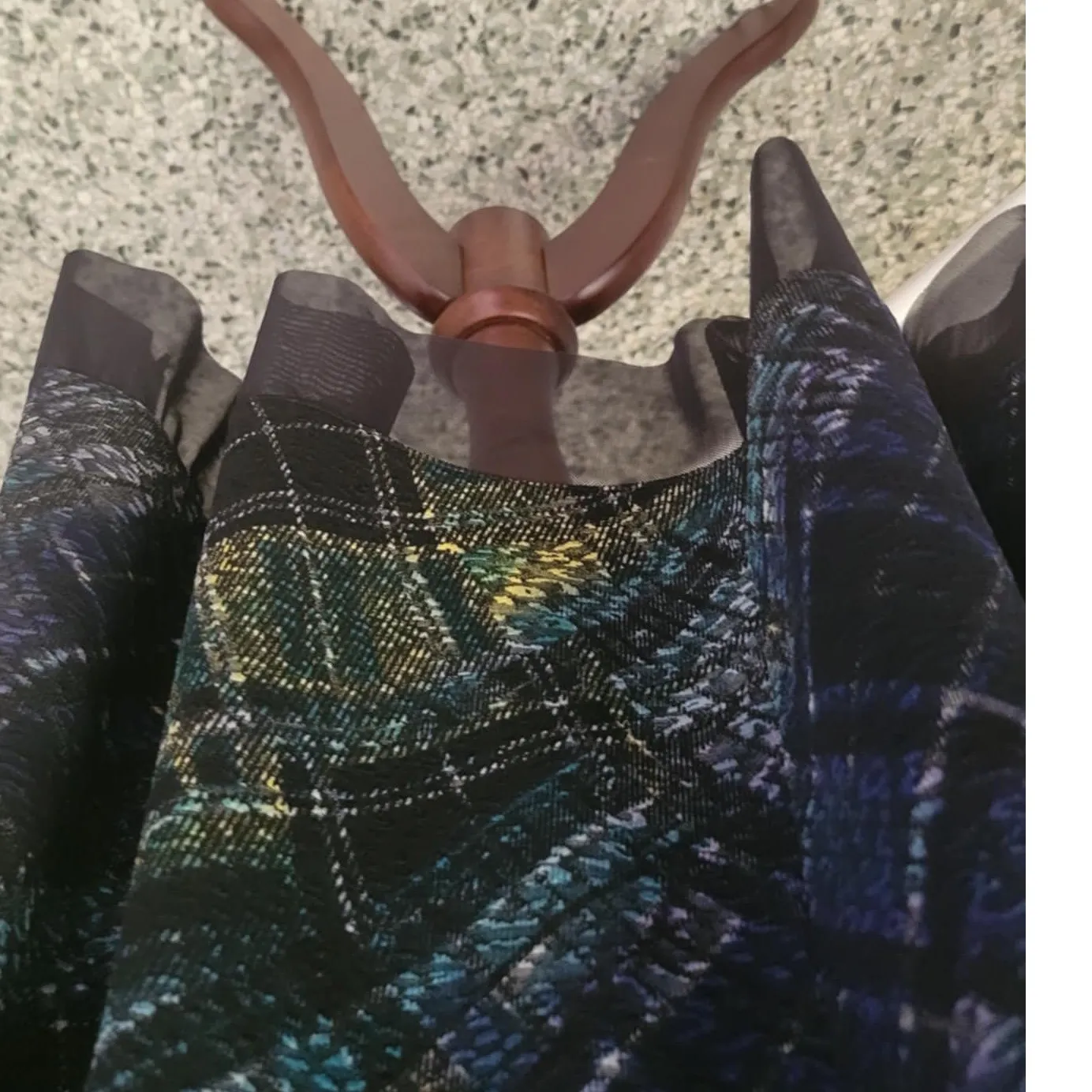 Catherine's Woman's Plaid Blouse Long Sleeve Career‎ Office Wear Top - Image 6