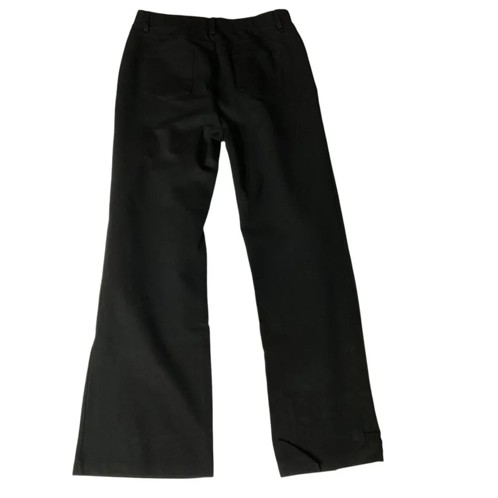 Tapata Women's Size L Classic Black Wide Leg Trouser Pants Office Work Size L - Image 4