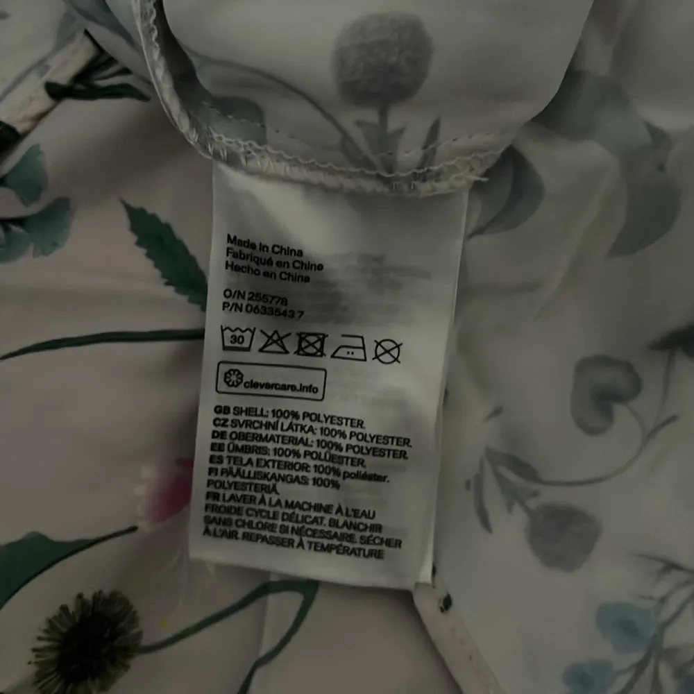 Anna Glover x H&M Collab Floral High Neck Mini Dress Small Women’s White GUC. - Image 7