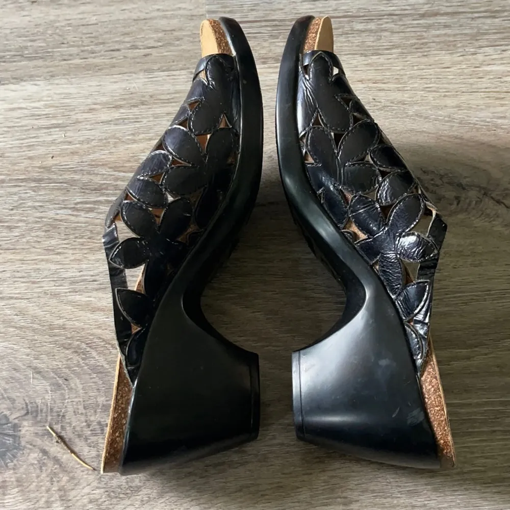 Dansko Leather Heeled Sandals Size 41 (US 10.5-11) - Image 9