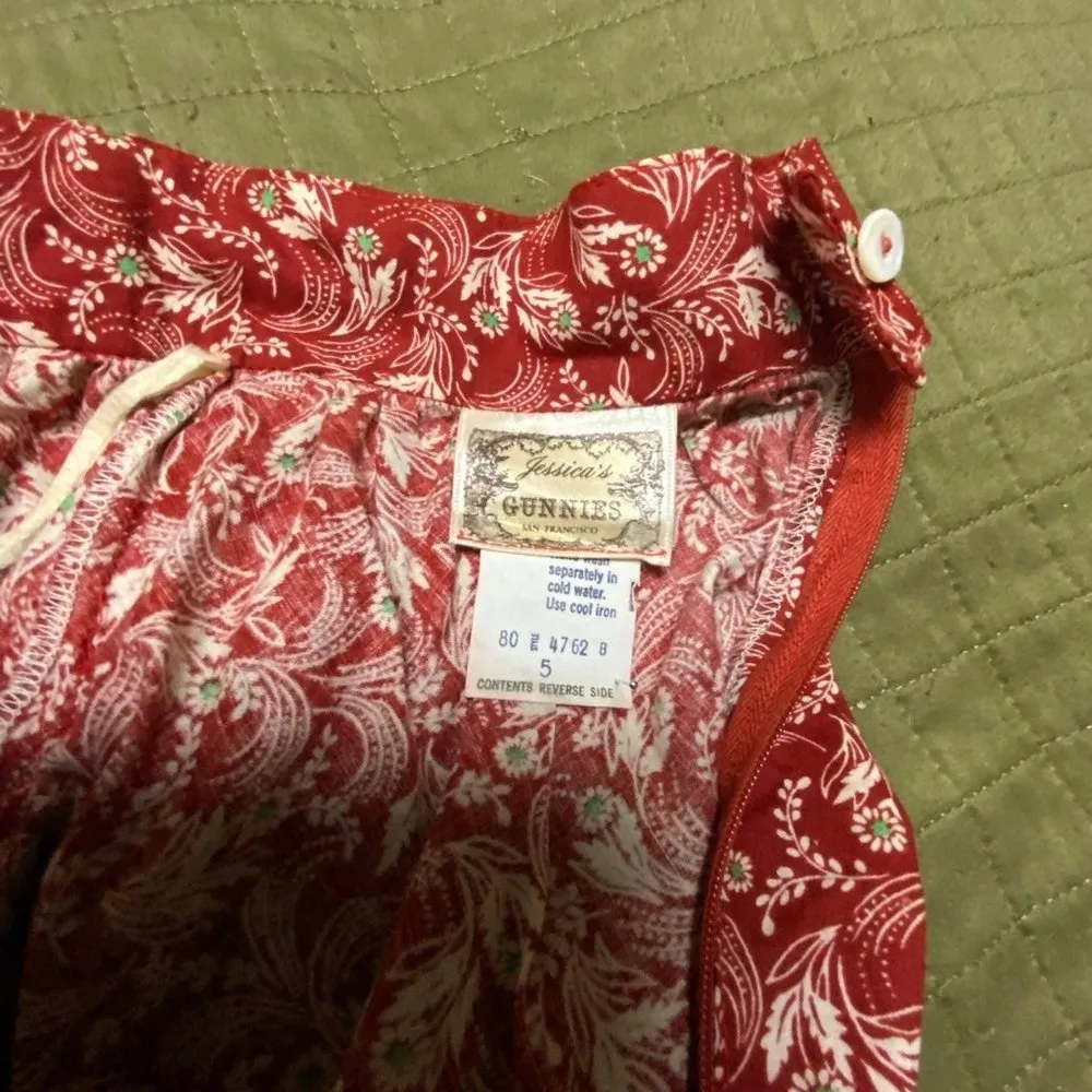 Vintage Jessica's Gunnies San Fransisco Peasant Prarie Skirt - Image 6