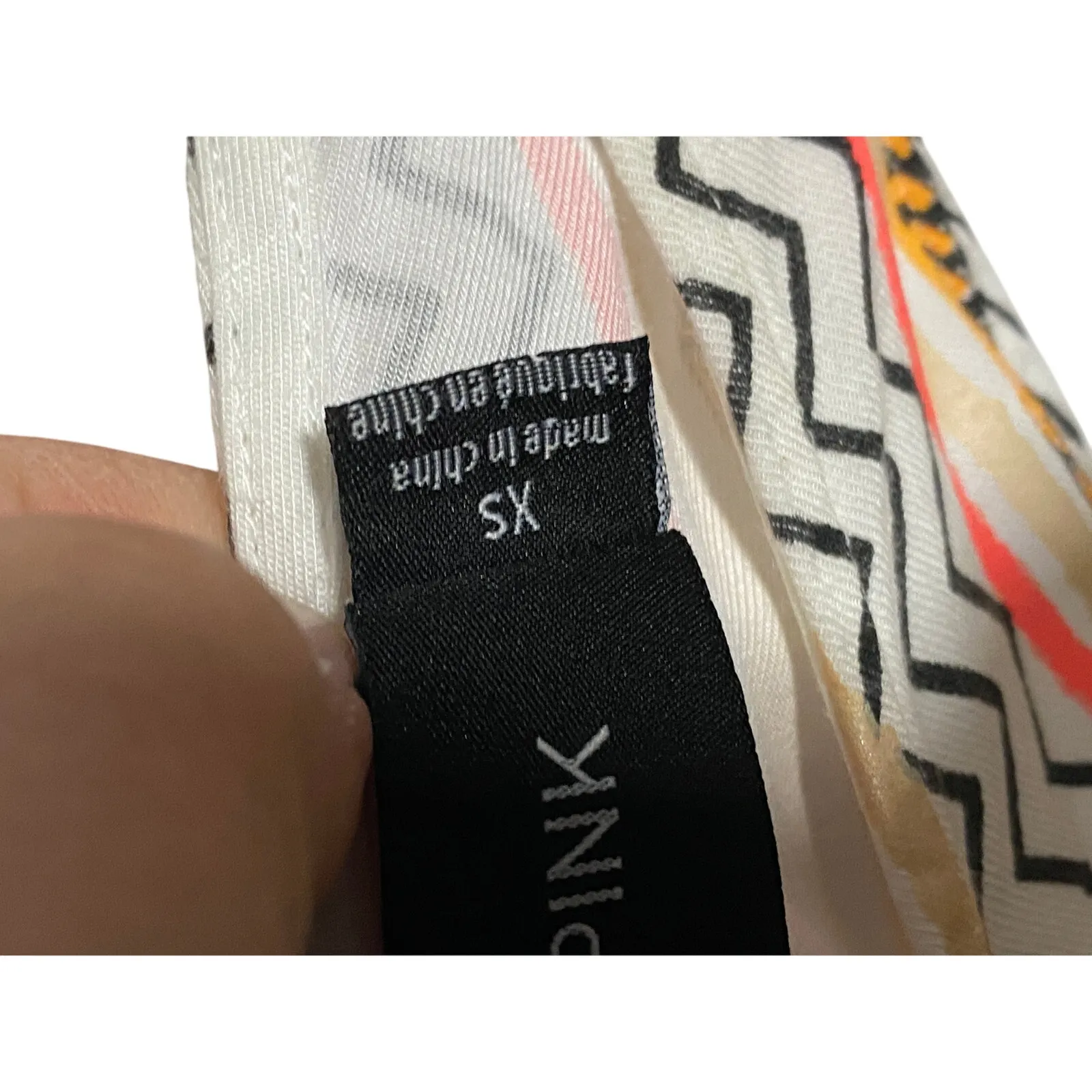 MinkPink Sleeveless Romper XS Tribal Aztec Space Cowboy Boho Drawstring Festival - Image 9