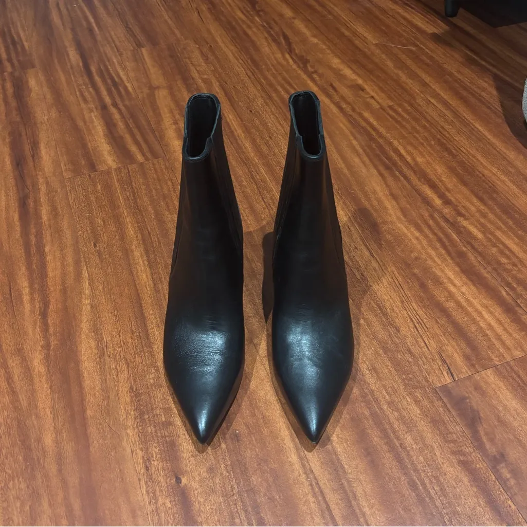 Veronica Beard Lisa Mid-Heel Ankle Boot - Image 3