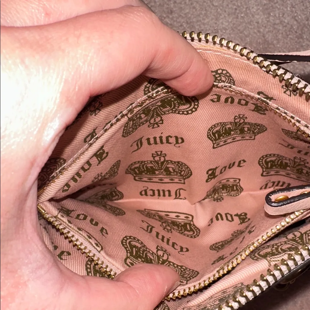 Vintage Juicy Couture Pink Mini Charm Bag Gold Hardware Y2K - Image 9