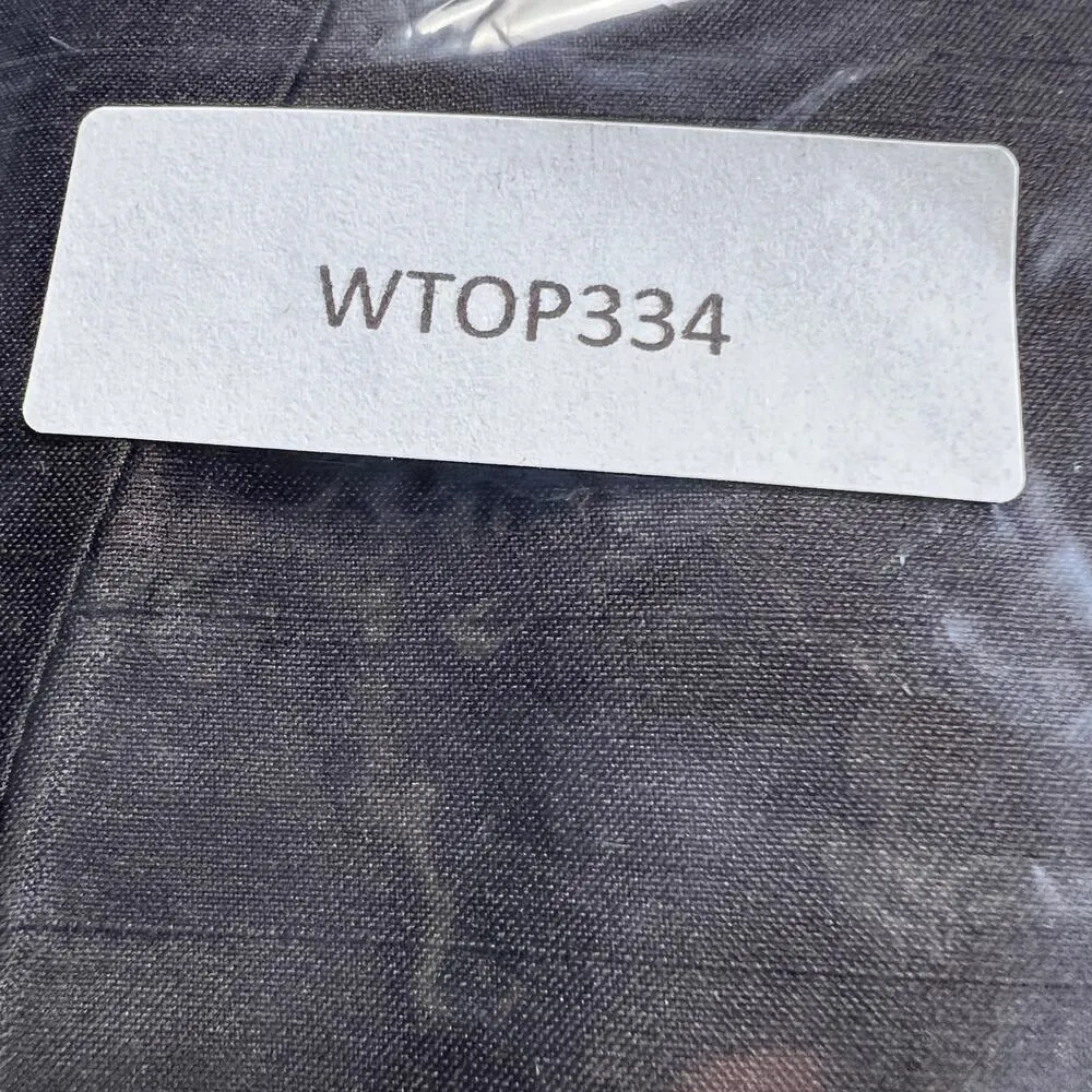 Dana Buchman 100% Silk Zip Up Fitted Peplum Shell Top Blouse Dark Brown Size 8 - Image 8