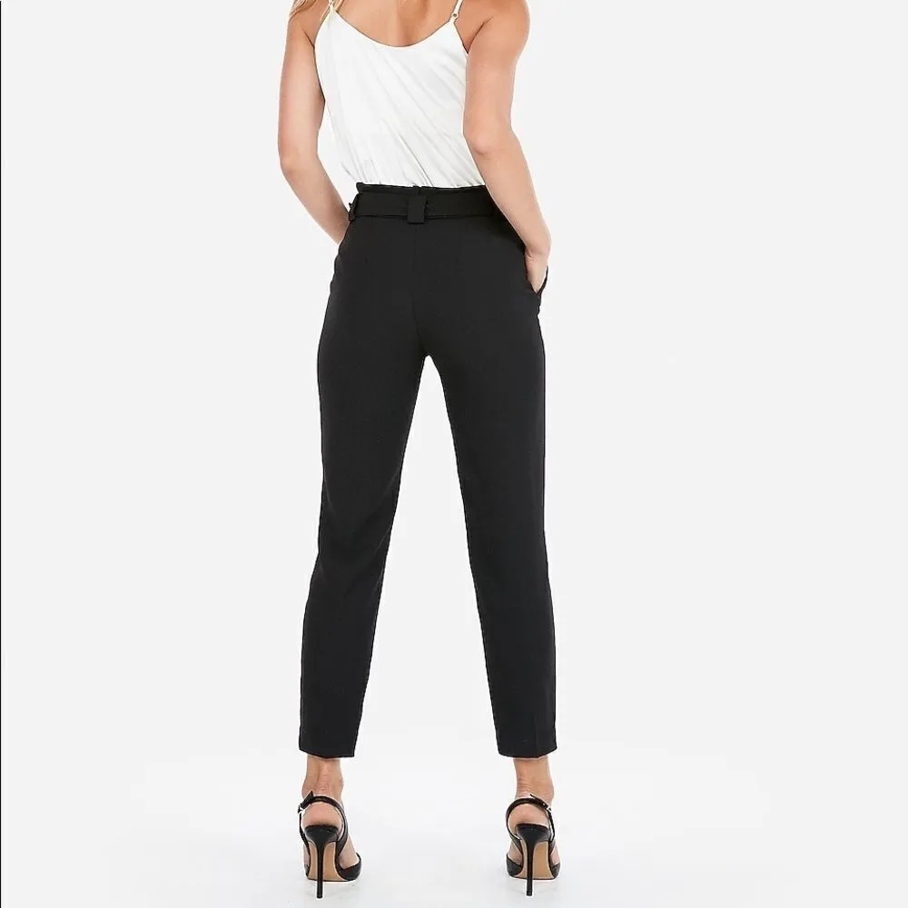 ✨5xHP✨PETITE HIGH WAISTED SASH TIE ANKLE PANT✨ - Image 2