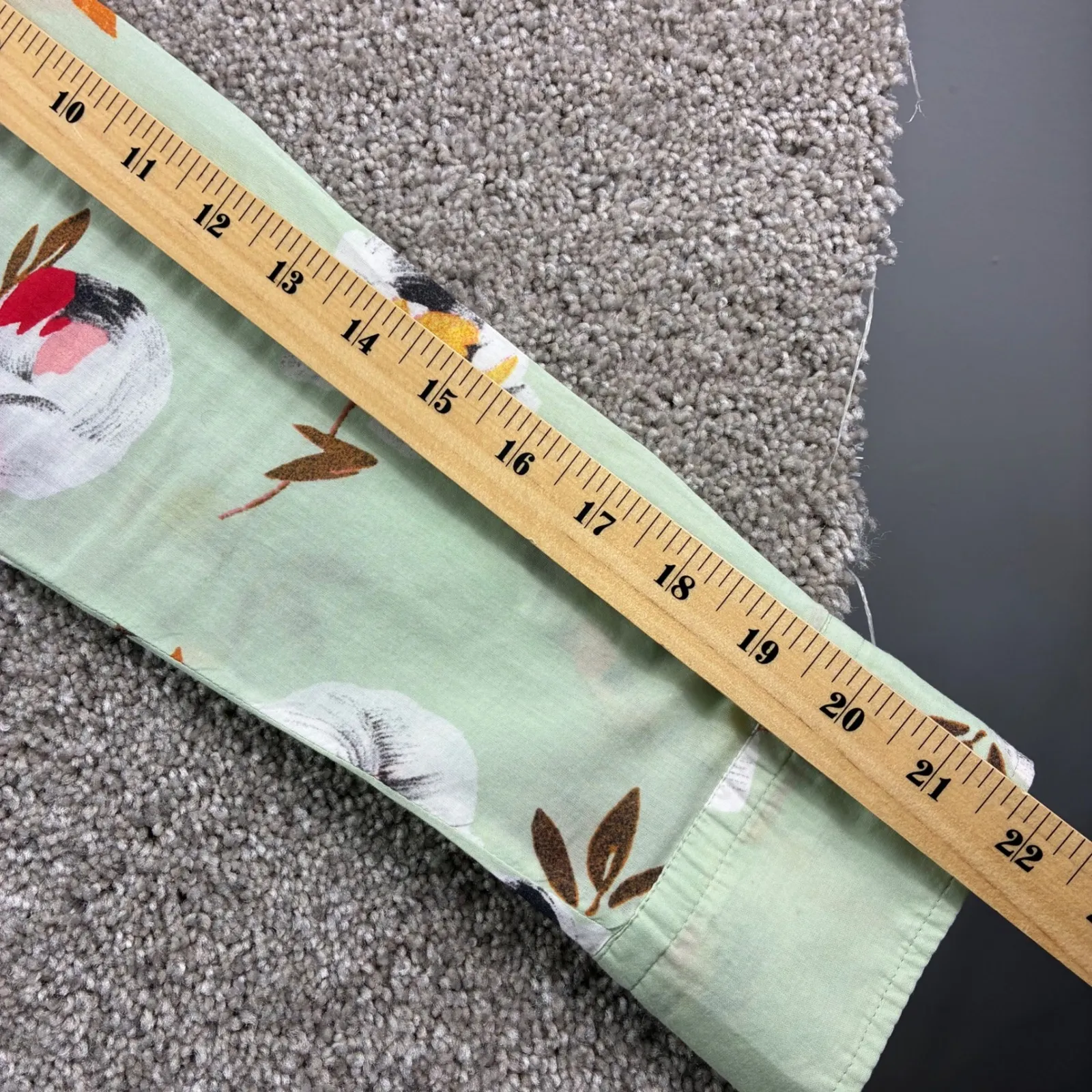 Lauren Ralph Lauren Women S Green Floral Print Button Up Shirt Cotton Career - Image 4