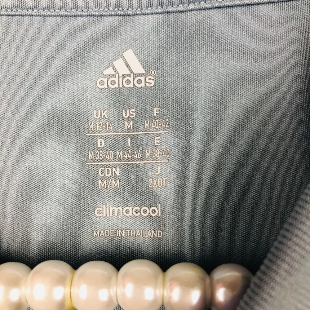 ADIDAS | Sheer Long Sleeve Black Top - Image 3