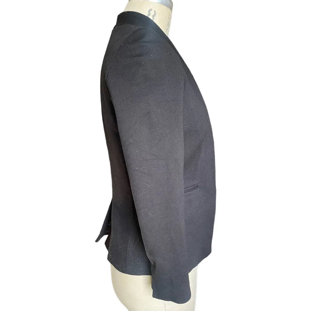 J. Crew Going-out Blazer in Stretch Twill Black Size 2 - Image 6