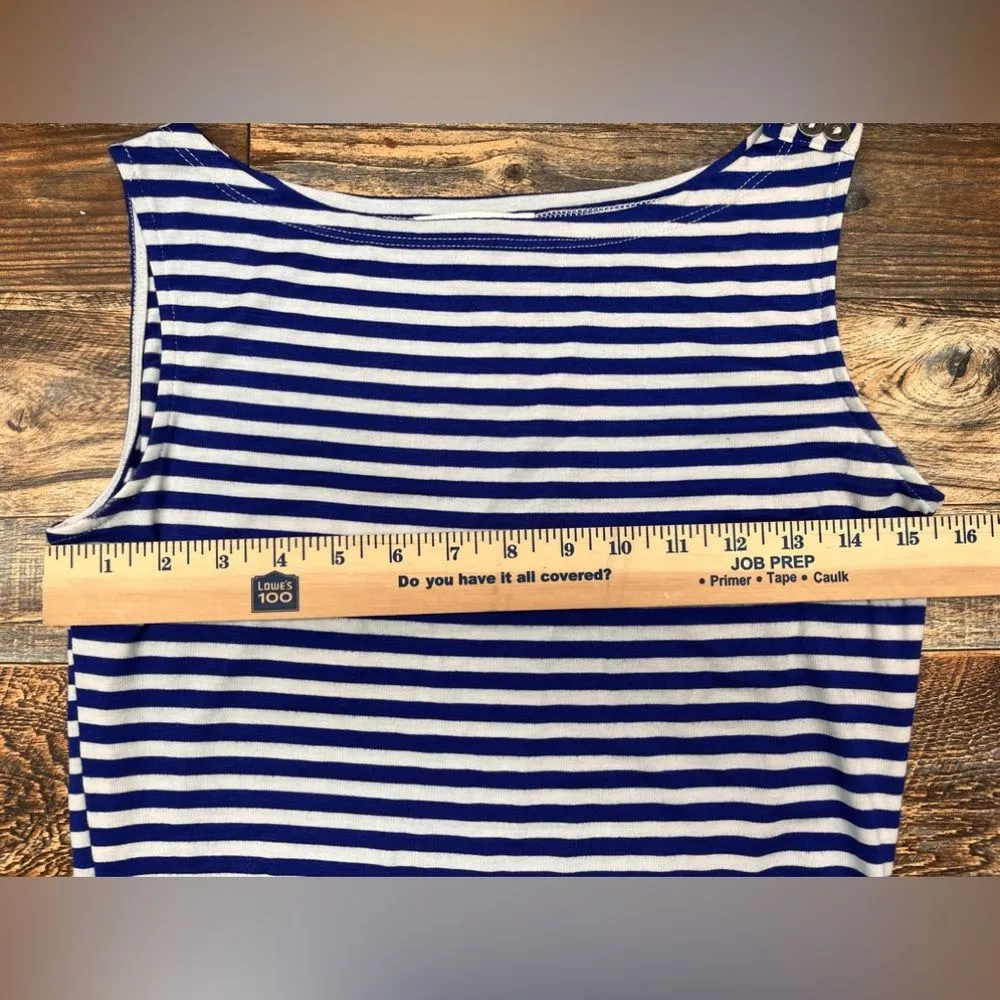 Kenar Blue & White Striped Top – Small - Image 5