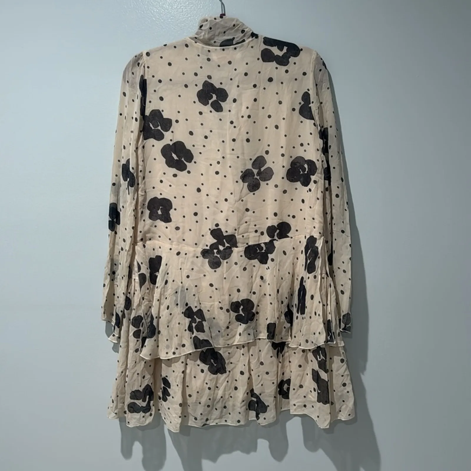 See By Chloe Women’s Dress Silk Size 42 Summer Romantic Feminine Whimsical - Image 7