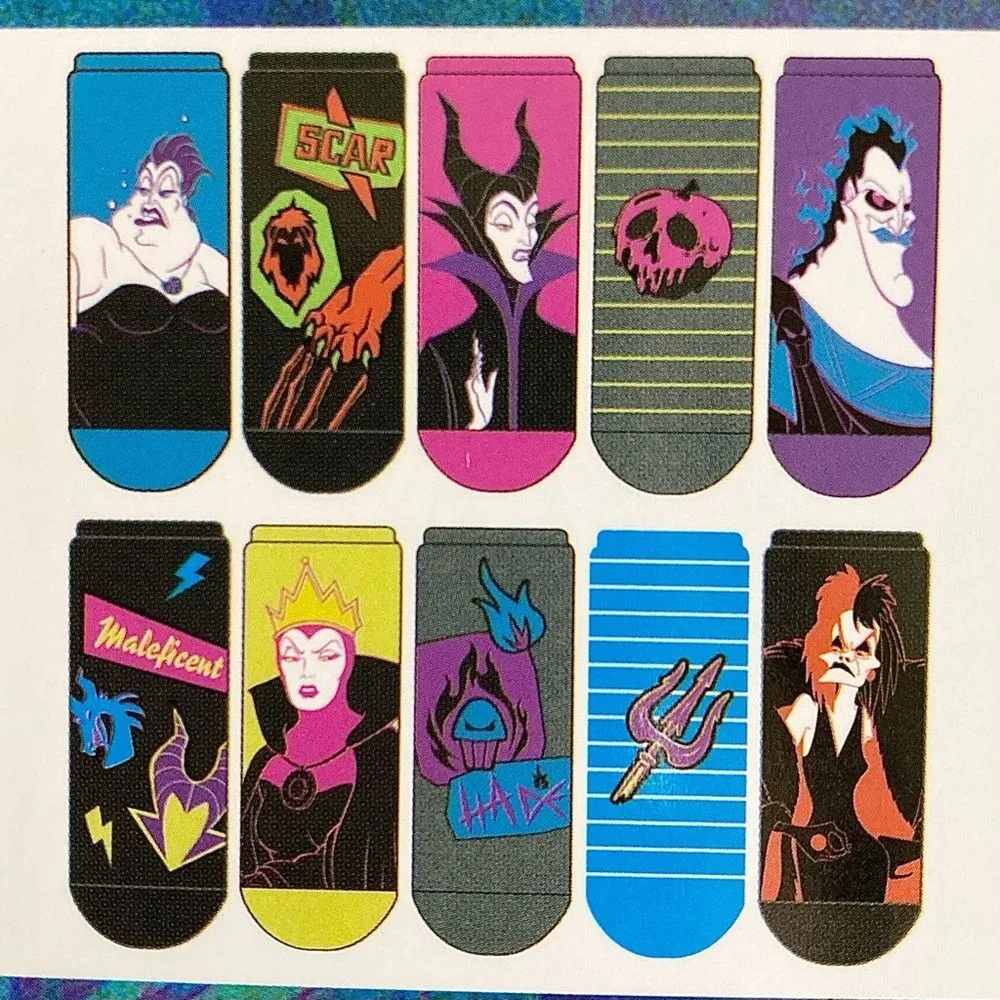 Disney Villains 10 Pairs of Low Cut Socks NWT - Image 9