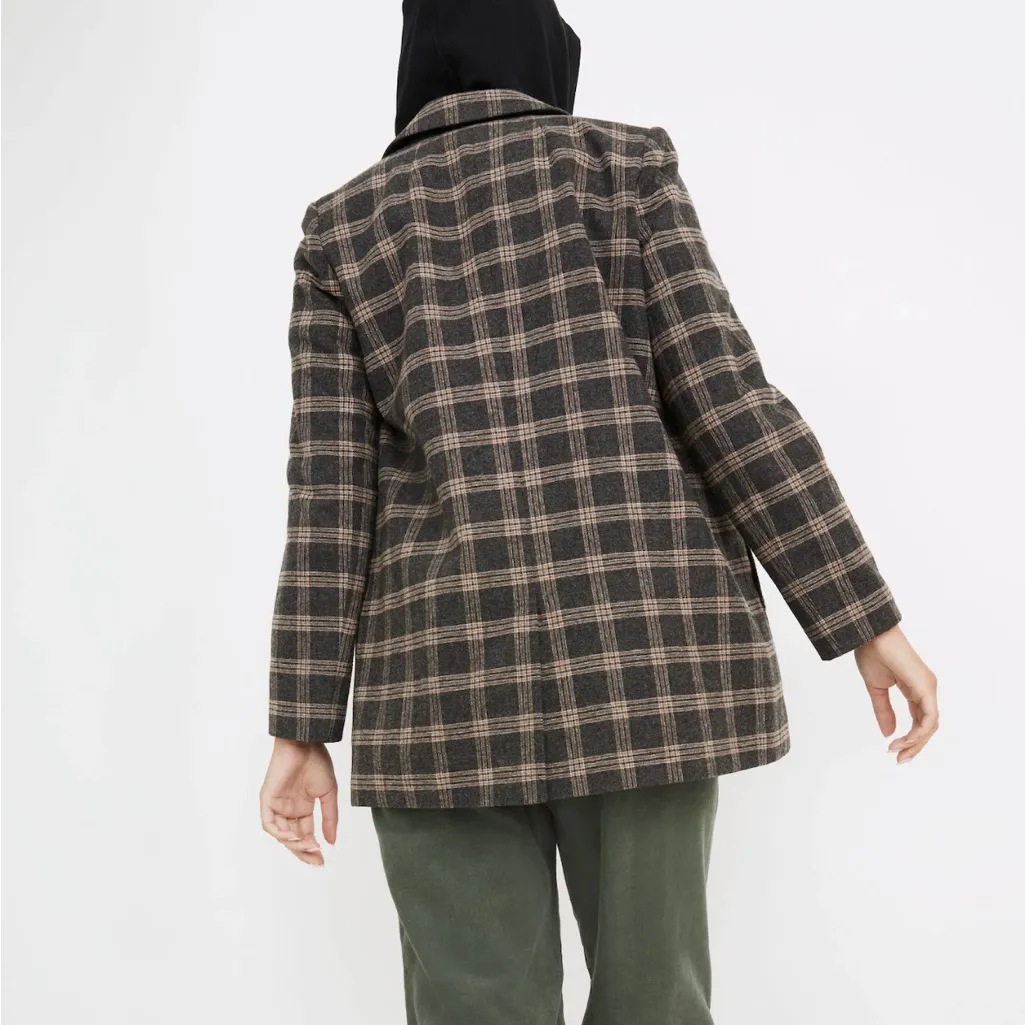 Madewell Dorset Blazer in Windowpane Small - Image 2