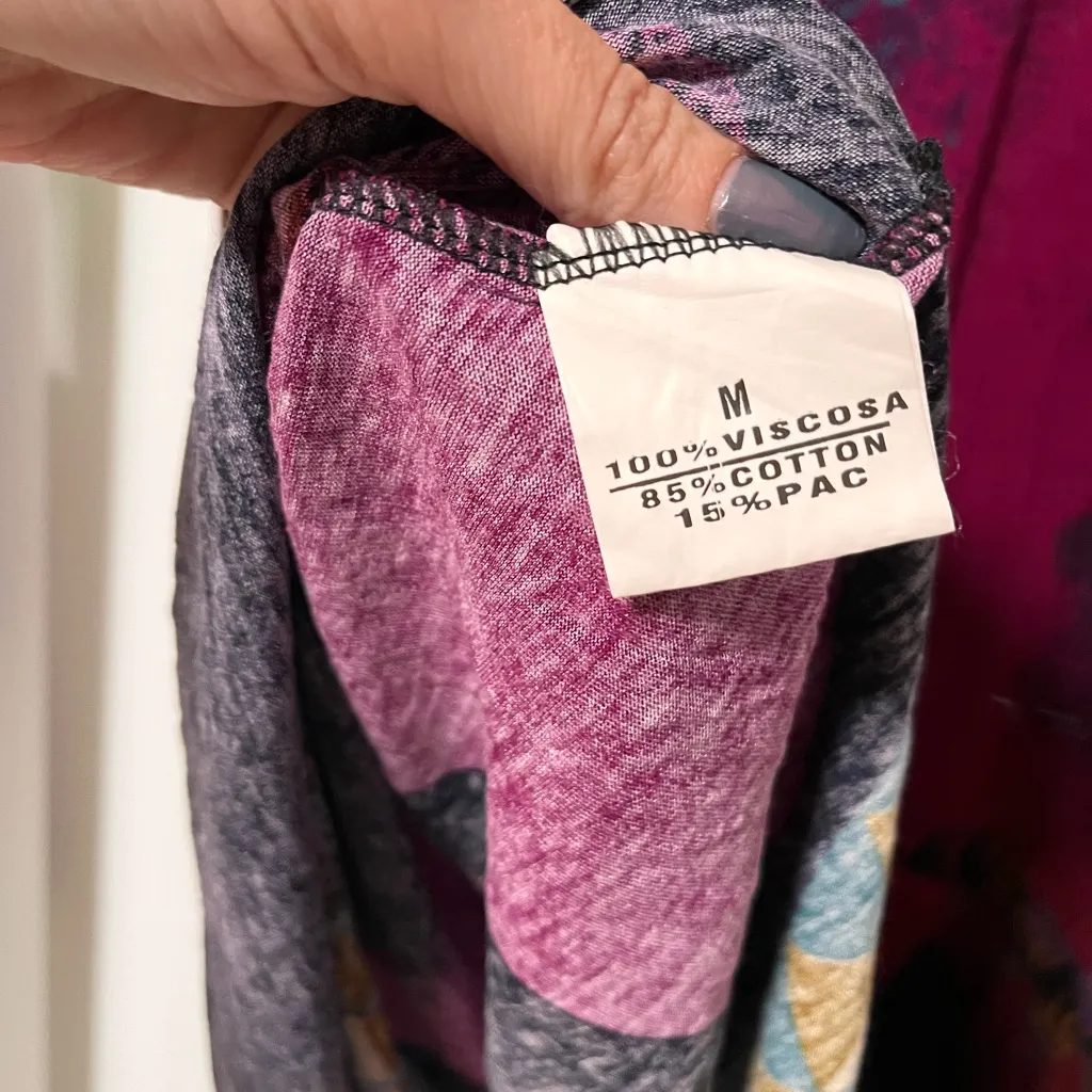 Paramita Y2k graphic pattern dress Purple Size M - Image 6