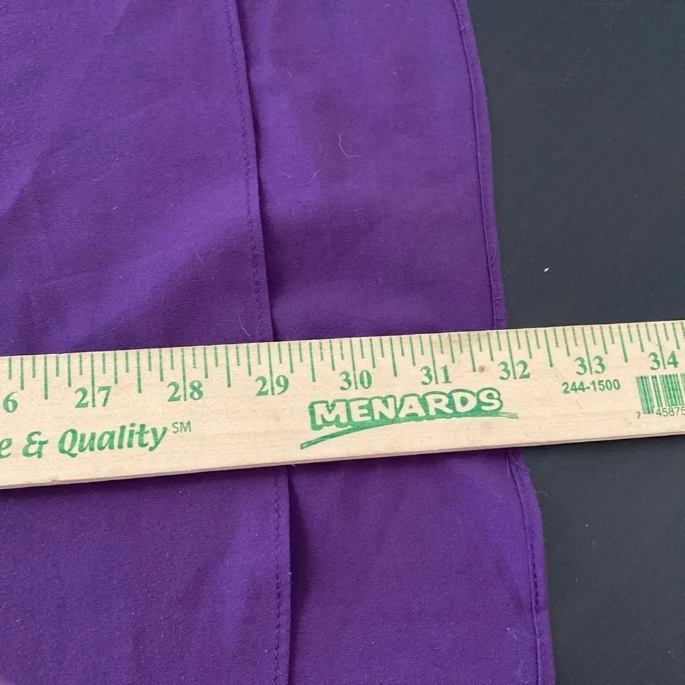 Jaclyn Smith  size 3XL purple zip front blouse - Image 6