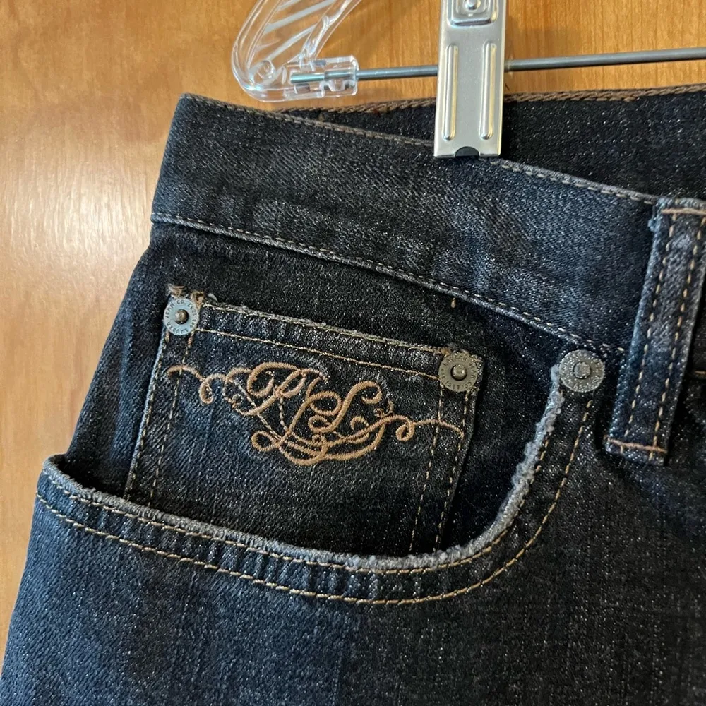 Lauren Jeans Co. Vintage Blue Denim Jeans Ralph Lauren Y2K Decorative Patches 16 - Image 6