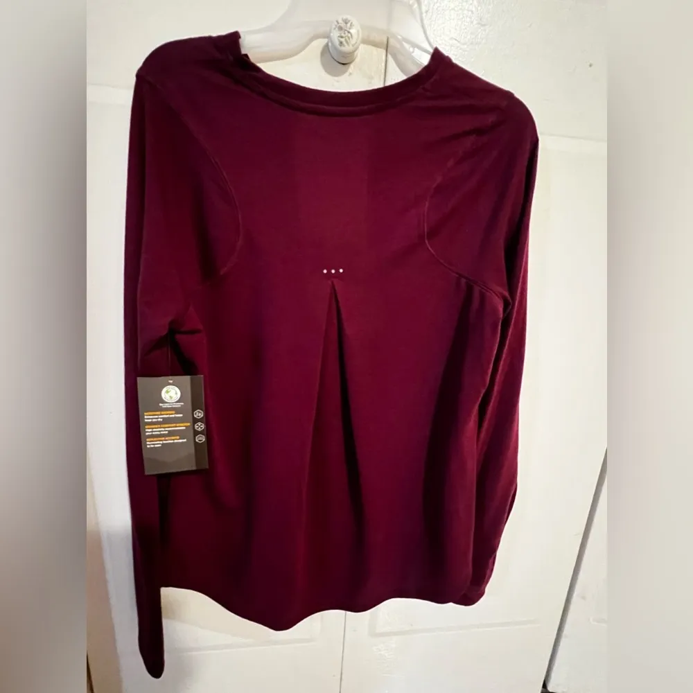 Women's‎ Crop Long Sleeves Workout Tops Sports Shirts Avía LS Performance Tee - Image 2