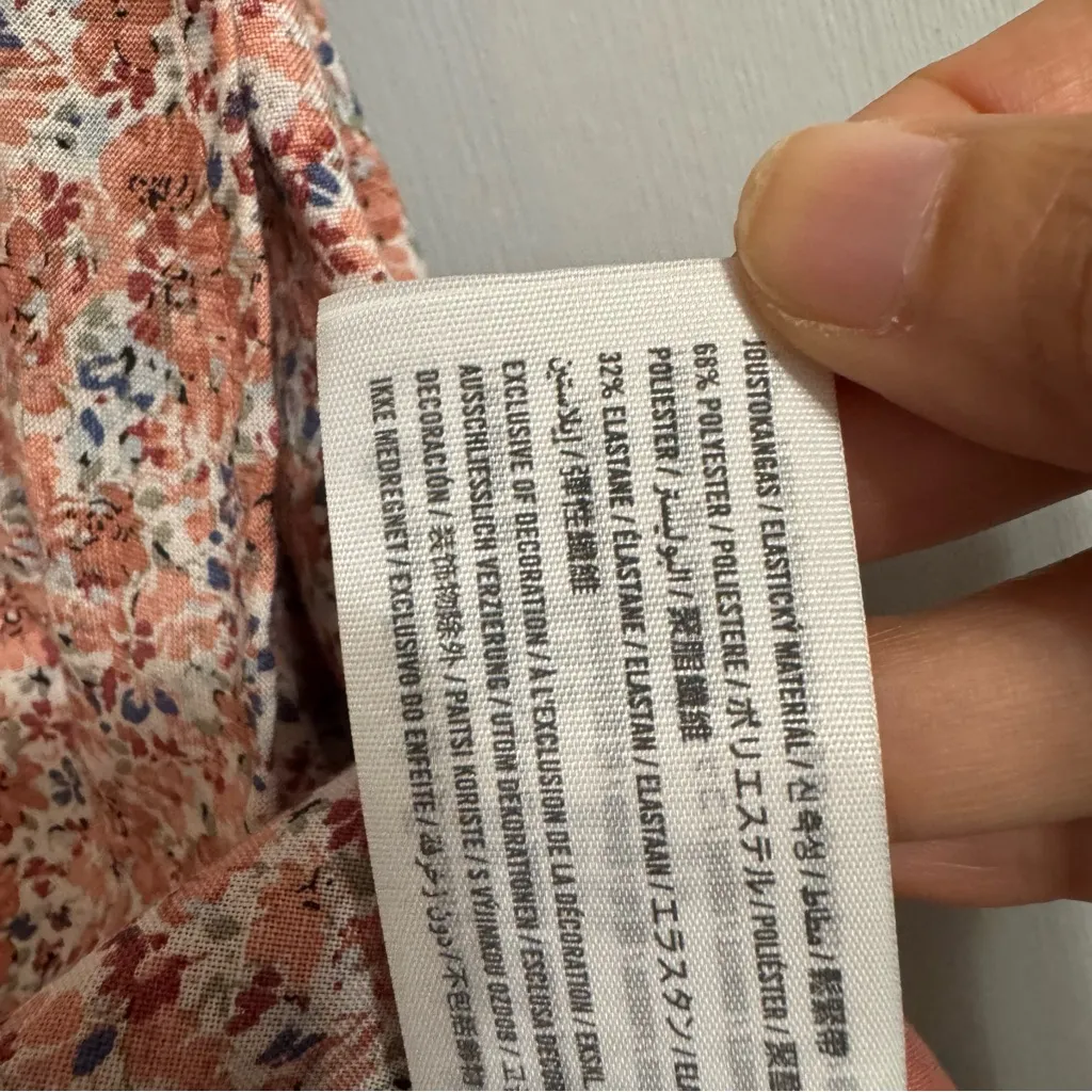 Abercrombie & Fitch Pink Floral Mini Dress Size Small - Image 5