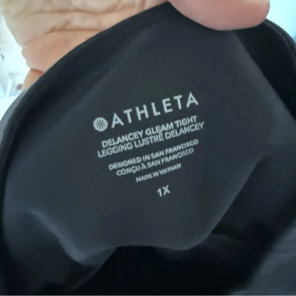 Athleta Delancey gleam Shine tight Leggings women’s size 1X - Image 8