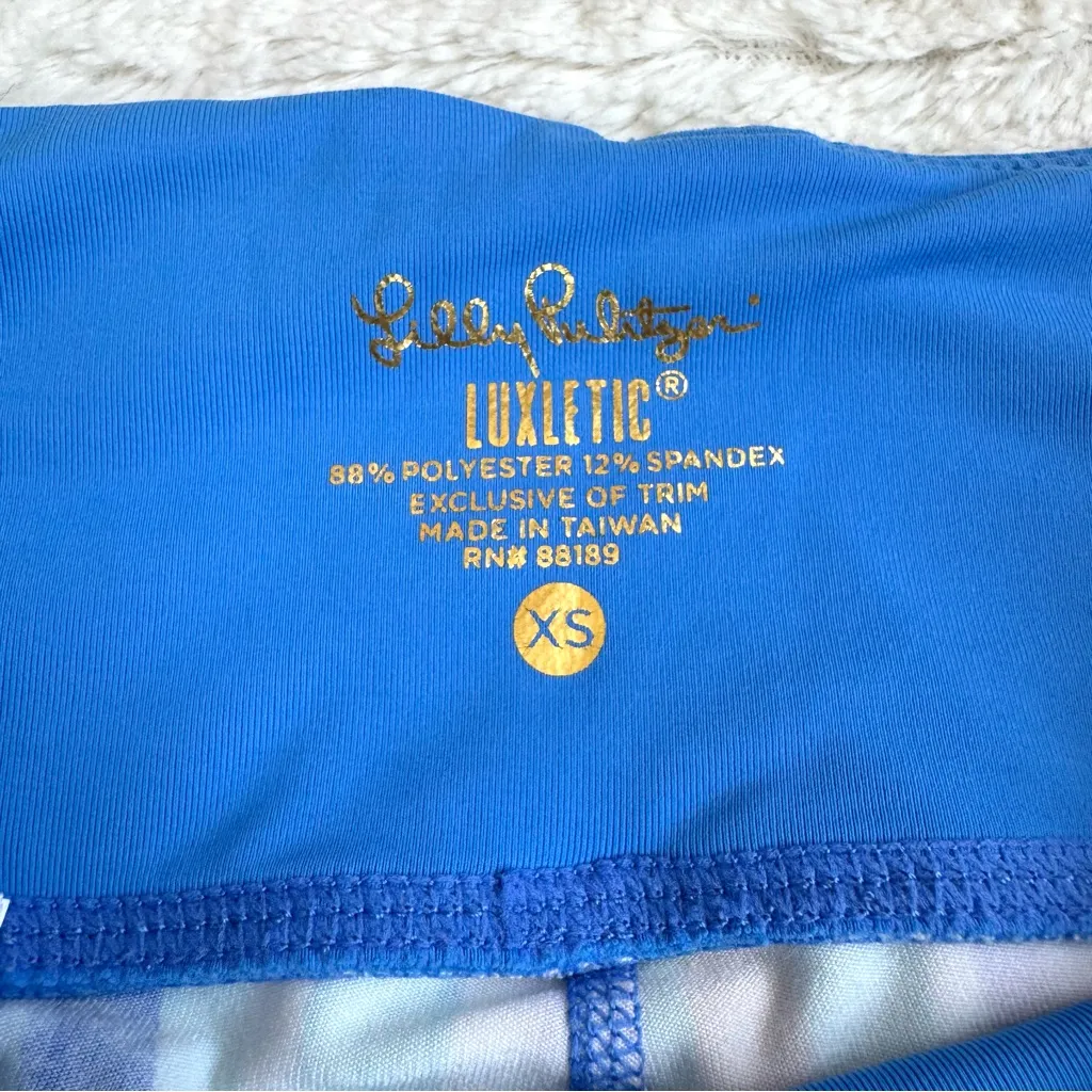 Lilly Pulitzer Luxletic Weekender Leggings XS Shore Perfection Neon Multicolor - Image 5