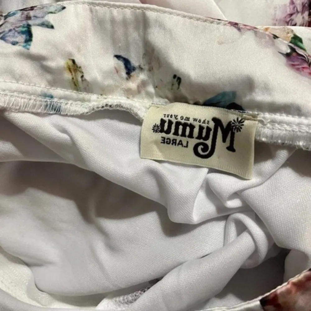 Maxi floral skirt multi colored L - Image 3