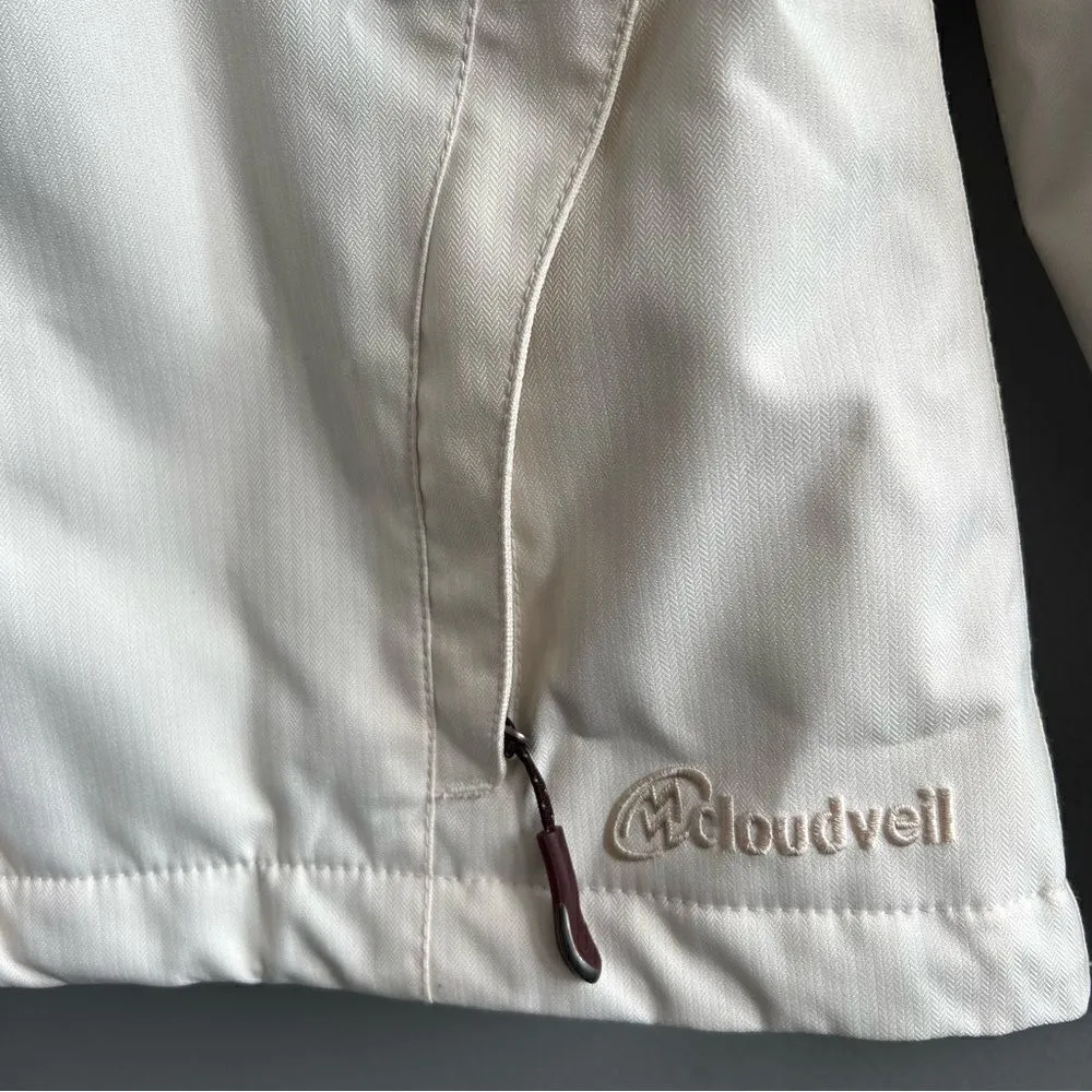 Cloudveil Jackson Hole, Wyoming Women's Koven Ski Snowboarding Jacket Medium White - Image 2