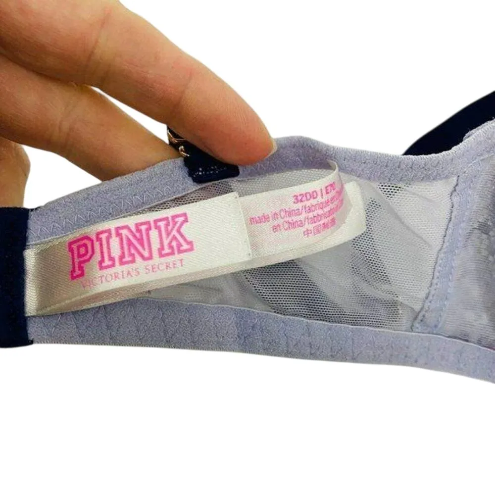 PINK Victoria Secret Date Strappy Push Up Floral Lace 32DD - Image 6