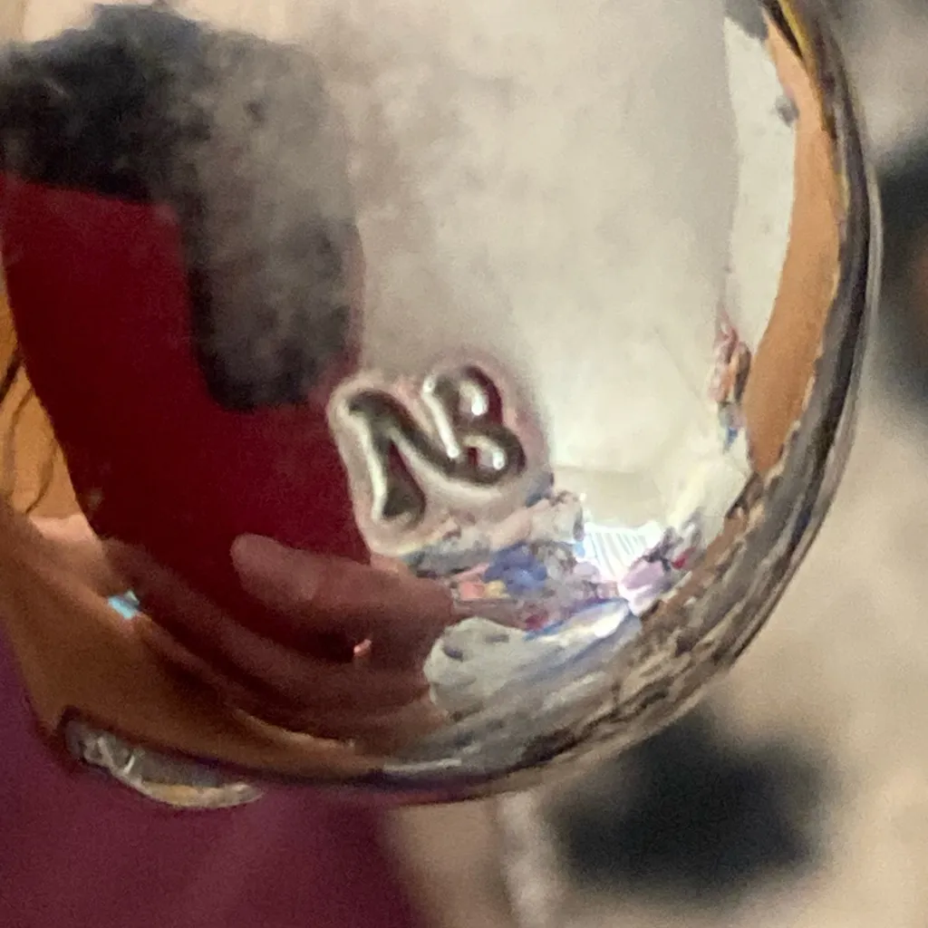 18” 20” Necklace Blue Beveled Crystal Teardrop Pendant 1.25” H Silver Design - Image 7