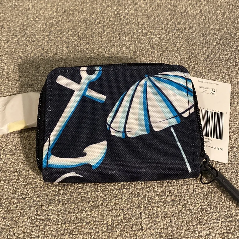 Vera Bradley  RFID Petite Zip-Around Wallet in Reactive #54 - Image 2