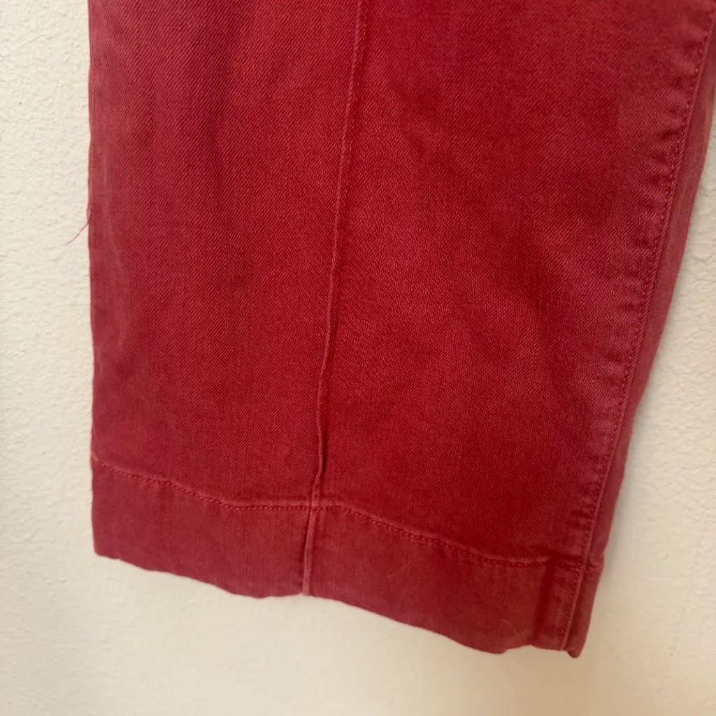 JOE'S JEANS The Mia High Rise Wide Leg Size 28 Copper Color - Image 5