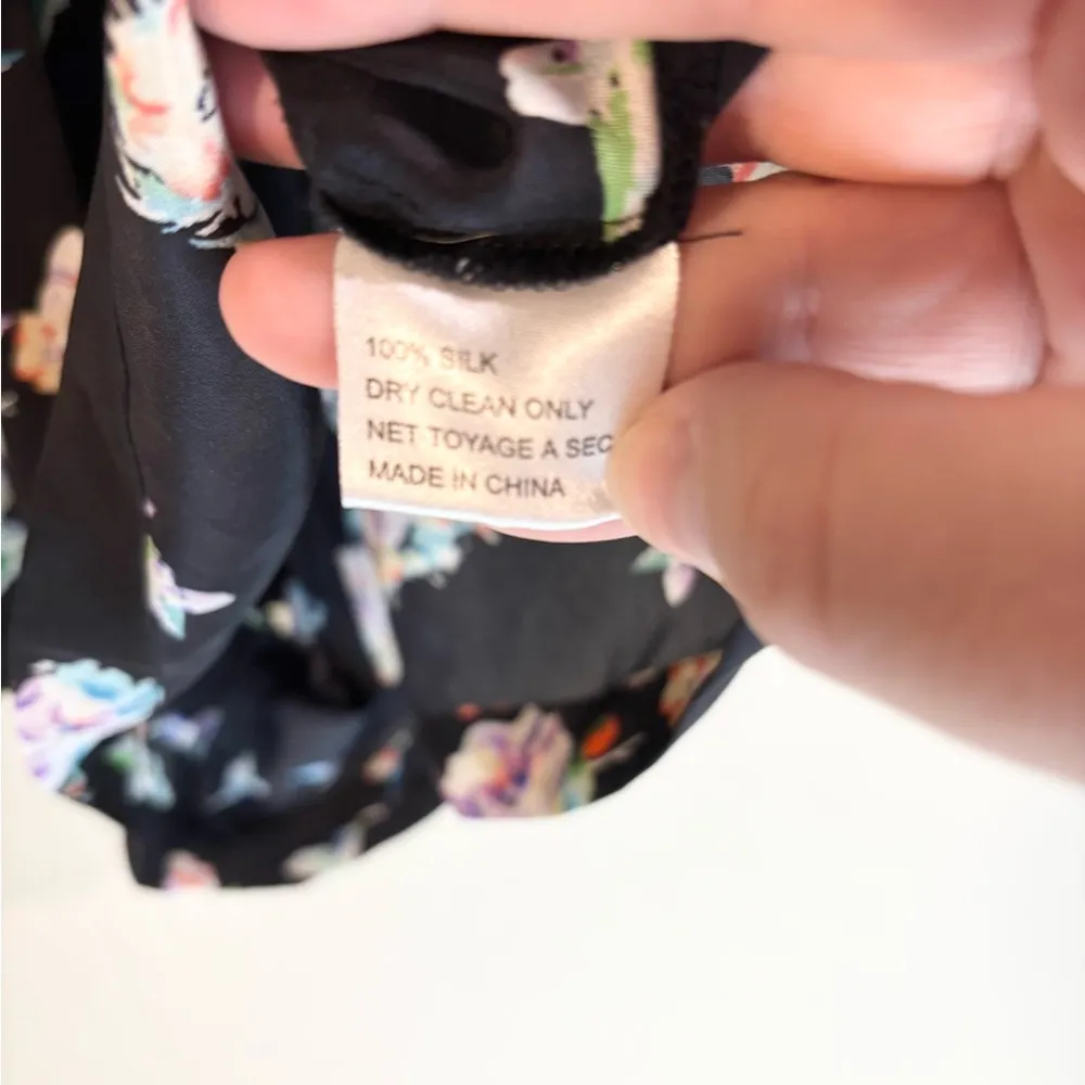 Yumi Kim Silk Floral Print Belted Romper Size M - Image 12