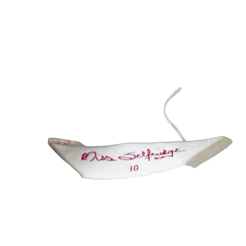 Miss Selfridge Cable Knit Button-Up Chunky Cardigan Women's Size 10 Wool Blend - Image 4