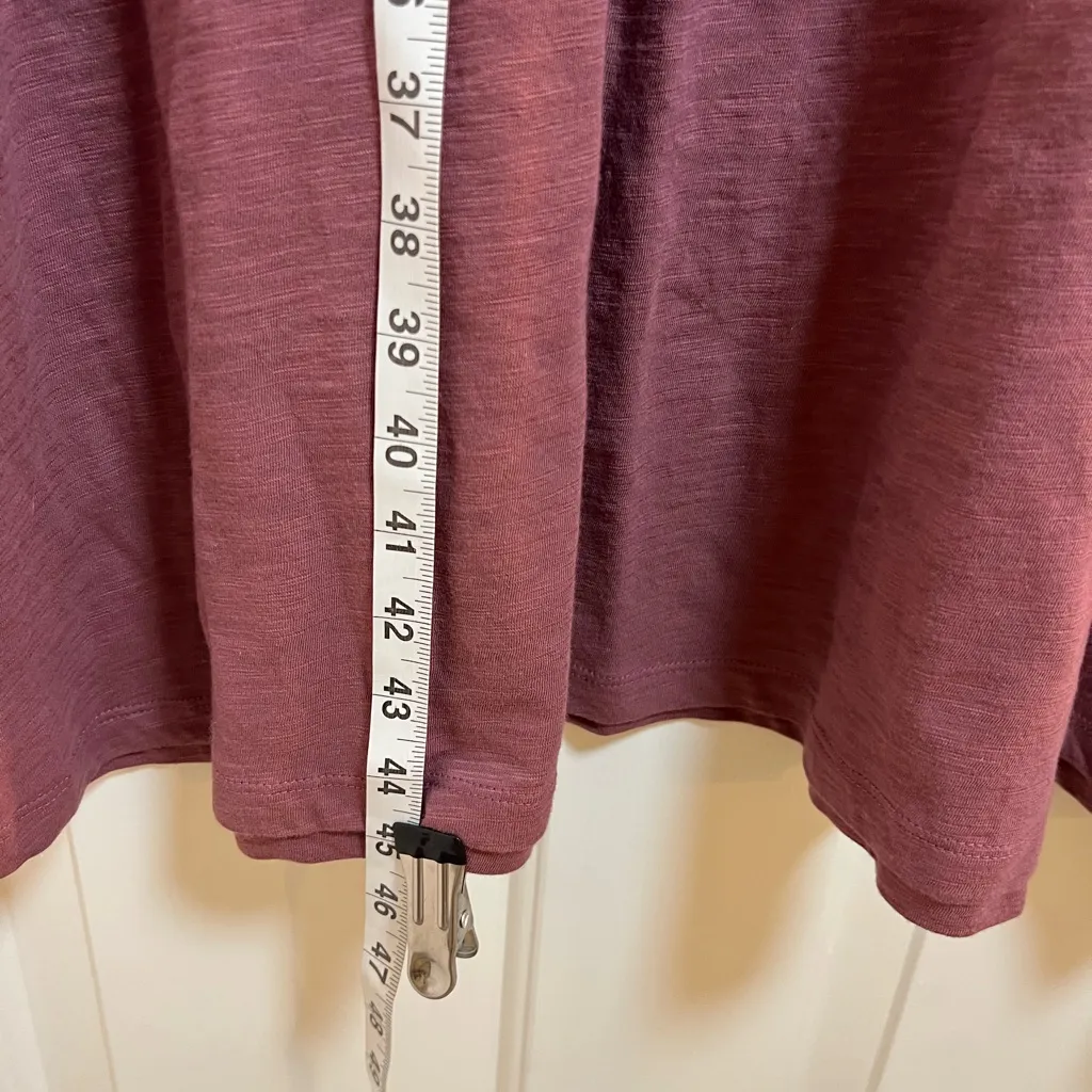 Lucky Brand Purple Mauve Smock Dress, Racerback, Maxi, Size Large - Image 6