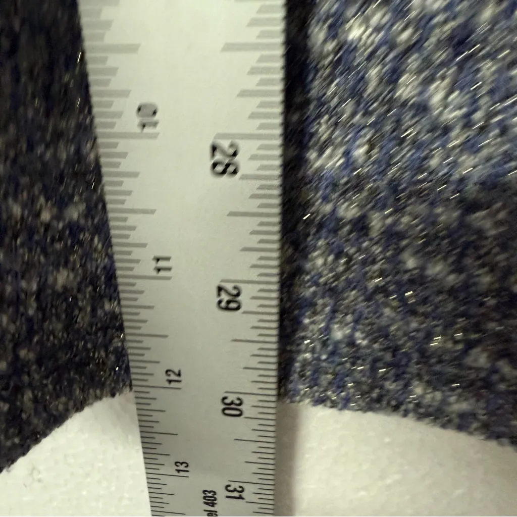 Lane Bryant Cardigan Women Plus Women 22 Blue Shimmer Open Front Lightweight - Image 7