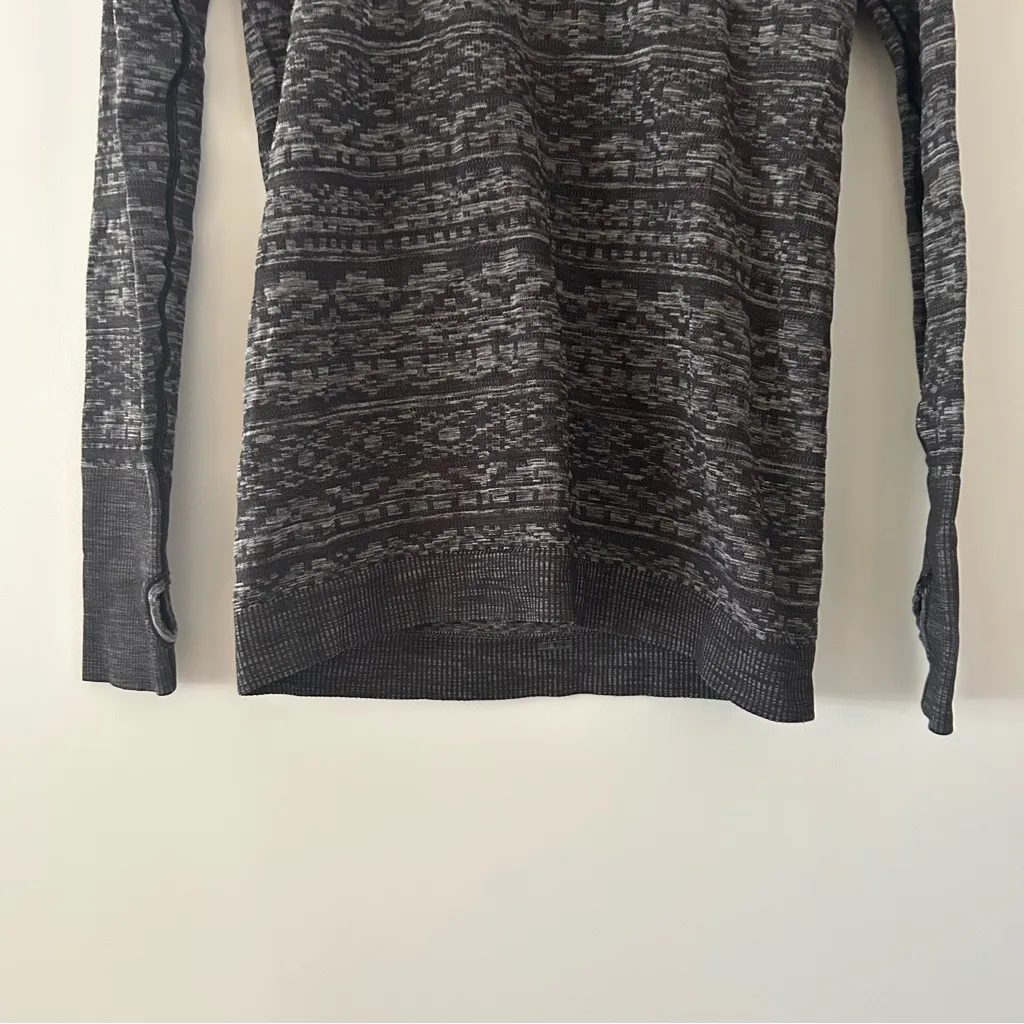 Lululemon Athletica Restless Half Zip Pullover Slate Grey - Image 4