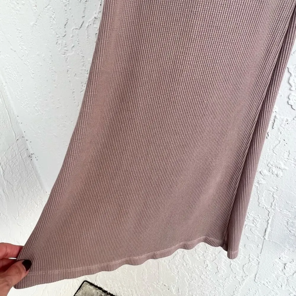 Year of ours thermal flare pants light brown size Extra large leggings - Image 3