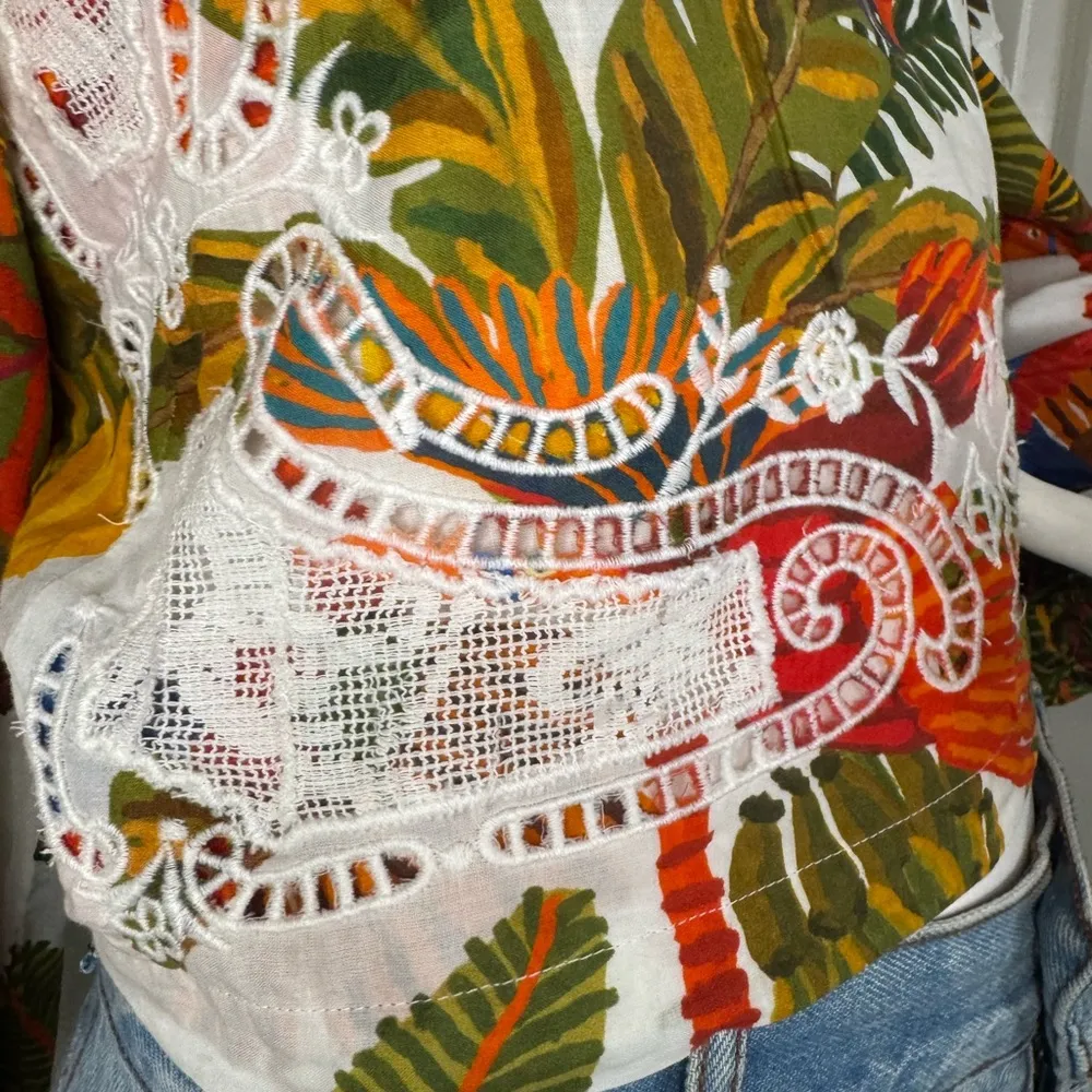 Colorful Floral Women's Top - Image 9