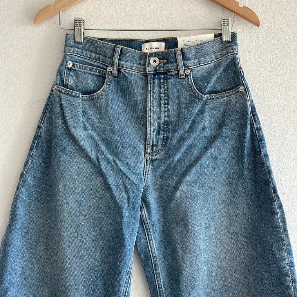 Everlane The Way High Curve Jean in Vintage Blue, Size 27 - Image 7