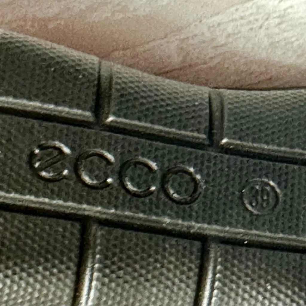 Ecco Felicia Stretch Slip On Loafer Wedge Shoe Women’s Sz 39 8 - 8 1/2 Black - Image 4