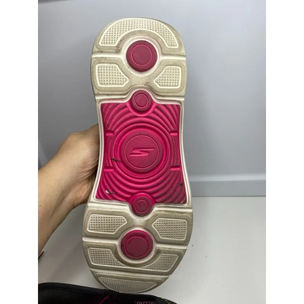 Skechers Shoes Women's Slip-ins Go Walk Arch Fit Black Pink Comfort 125326 SZ 10 - Image 9