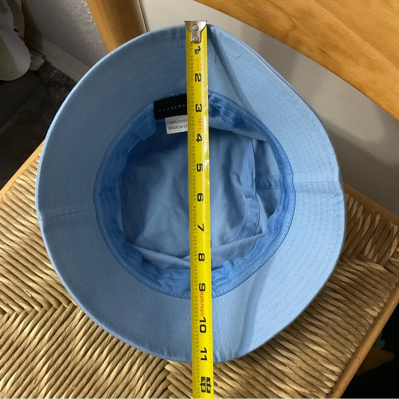 AcademyFits Baby Blue Bucket Hat Nautical Preppy Boho Classic Casual Costal NEW - Image 5