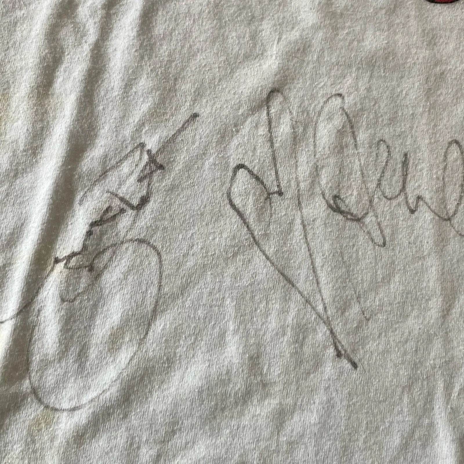 Veruca Salt Music Band Signed Autograph Strawberry Shortcake Shirt Genuine‎ White Size undefined - Image 7