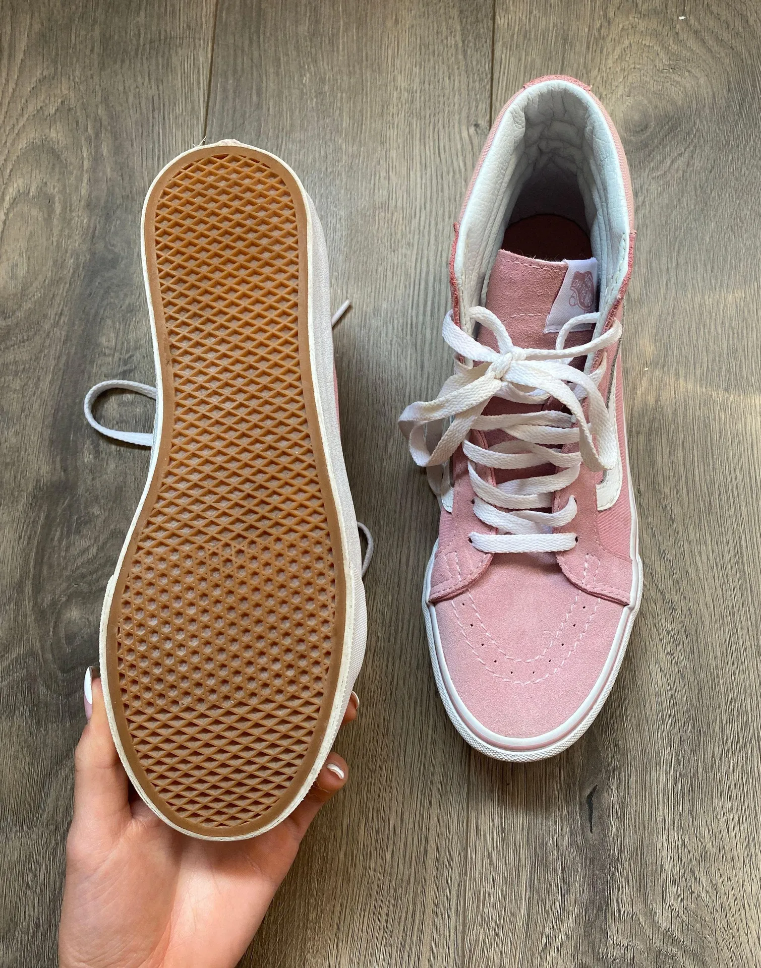Vans Suede Pink High Top sneakers - Image 4