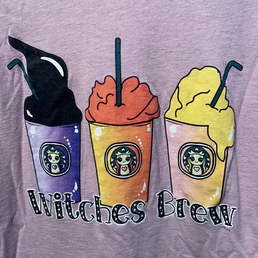 Halloween Witches Brew Custom Vinyl T-Shirt - Image 2