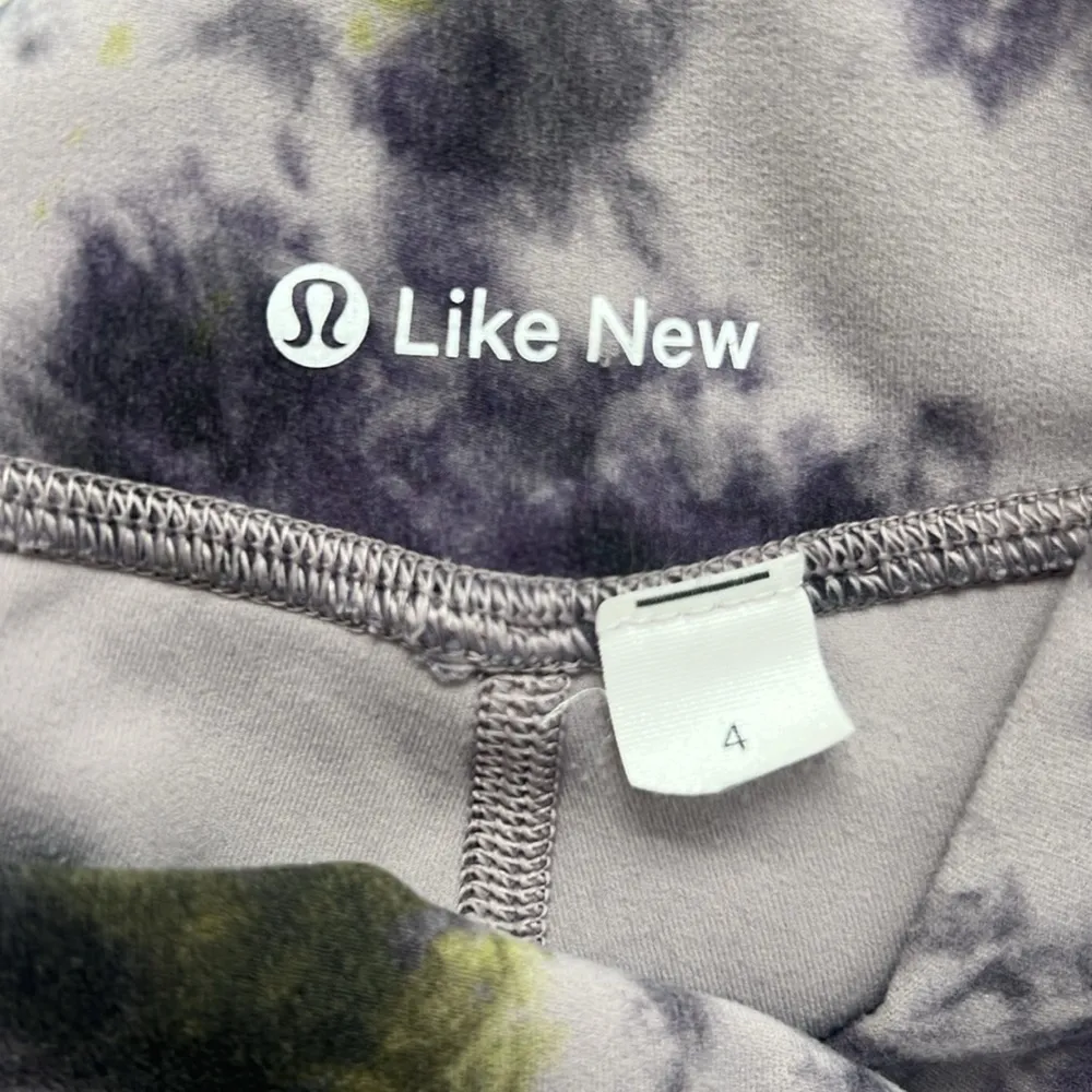 Lululemon Align High-Rise Pant 25" Radial Tie Dye Mauve Grey Multi(Size 4) - Image 12