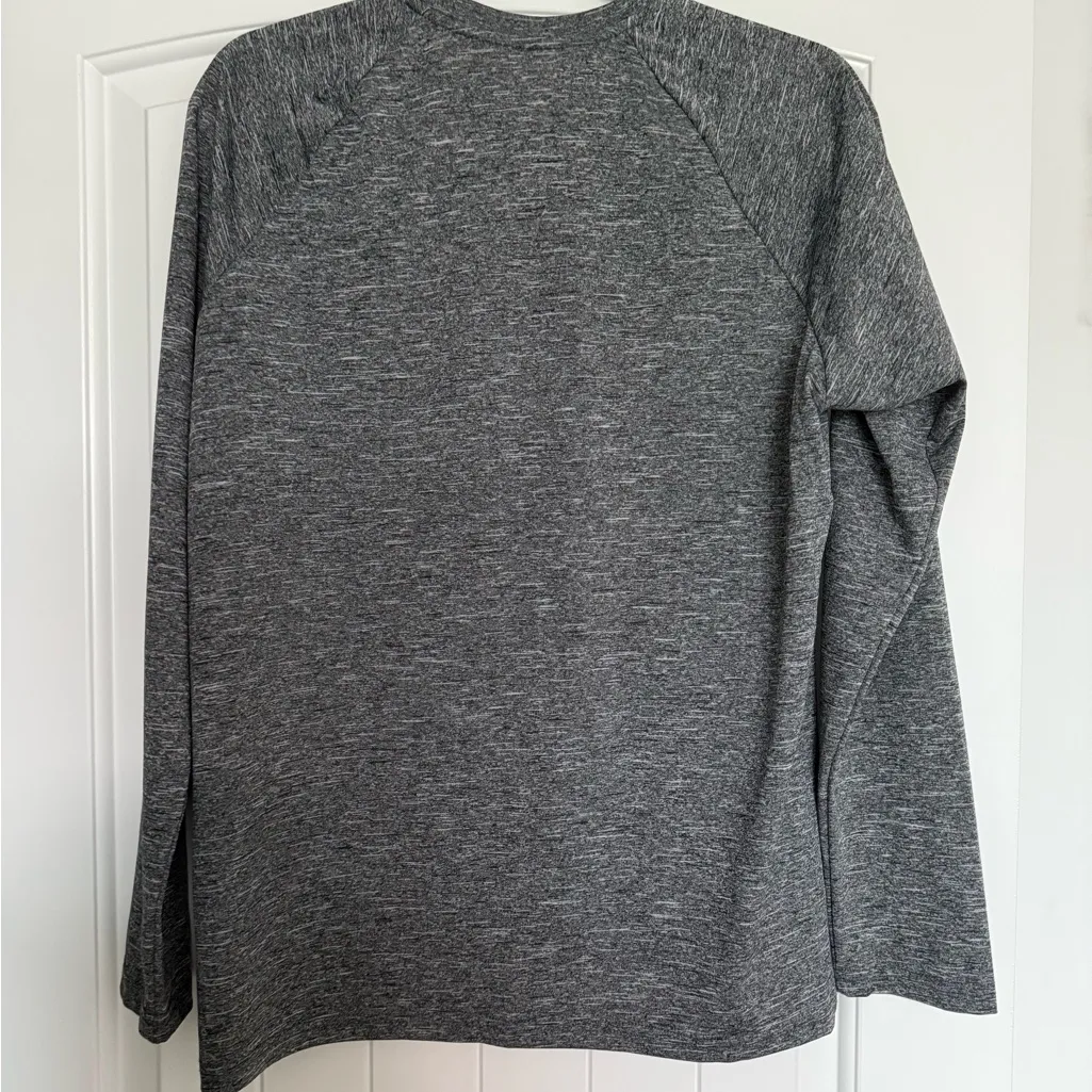 Nike Swim Heathered Gray Dri-FIT Top - Image 6